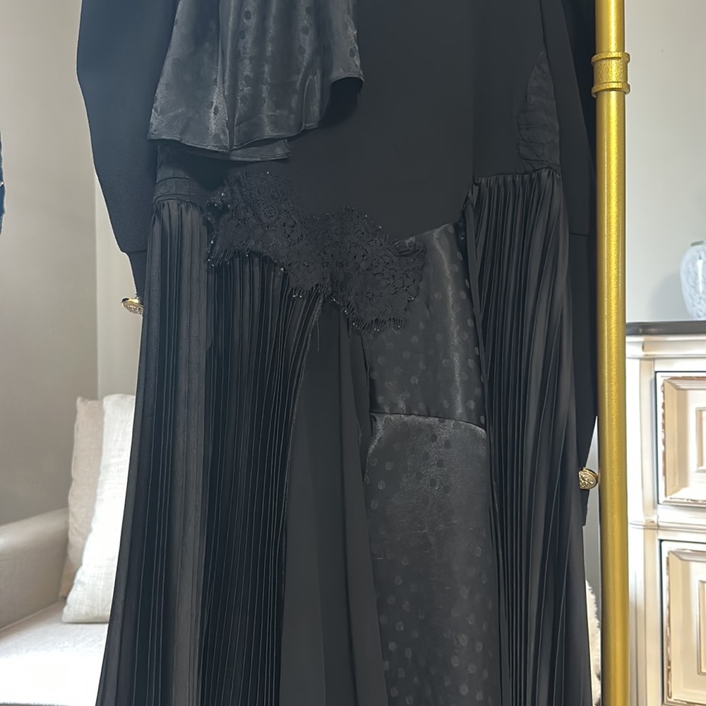 COPY - Black Patchwork Scrappy Dress - Picture 7 of 8